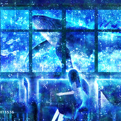 This is a pixiv picture whose title is 溟海の使い.
