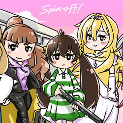 This is a pixiv picture whose title is spin-off!.
