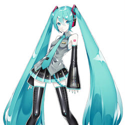 This is a pixiv picture whose title is ミクさん.