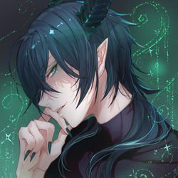 This is a pixiv picture whose title is 若様.