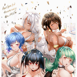 This is a pixiv picture whose title is AzurLane2ndAnni.