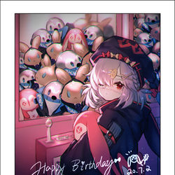 This is a pixiv picture whose title is happy birthday to 泡普卡.