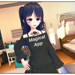 This is a pixiv picture whose title is Magical App.