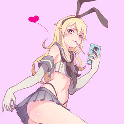 This is a pixiv picture whose title is 島風くん.