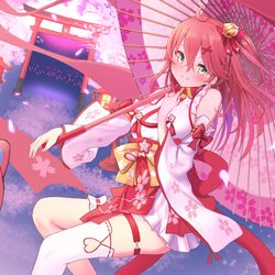 This is a pixiv picture whose title is さくらみこ.