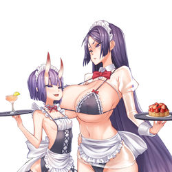 This is a pixiv picture whose title is 酒吞頼光.
