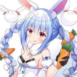 This is a pixiv picture whose title is ニンジン欲しい？🥕.