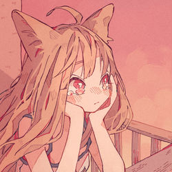 This is a pixiv picture whose title is クスン.