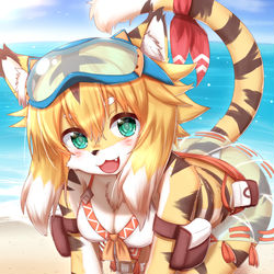 This is a pixiv picture whose title is ミアsummer.