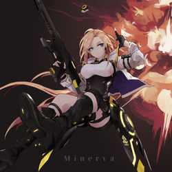This is a pixiv picture whose title is Minerva.