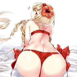 This is a pixiv picture whose title is アテナ様のお尻が見たい部.