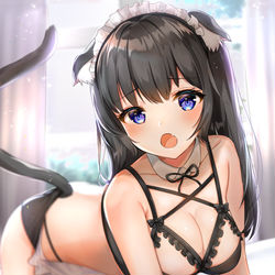 This is a pixiv picture whose title is 「早く起きてください」.