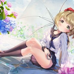 This is a pixiv picture whose title is エンドレスサマー～終わりのない夏～.