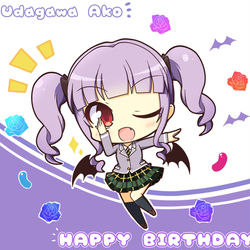 This is a pixiv picture whose title is あこちゃんハピバ！！！.