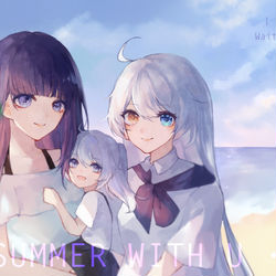 This is a pixiv picture whose title is Summer with U..