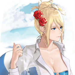 This is a pixiv picture whose title is Summer Samus.