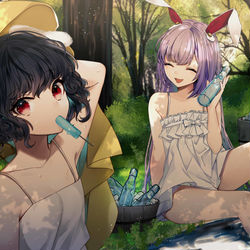 This is a pixiv picture whose title is 夏噺.
