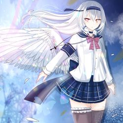 This is a pixiv picture whose title is Sky feather.
