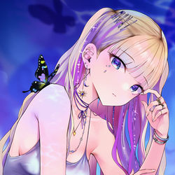 This is a pixiv picture whose title is COSMOS🦋.