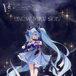 This is a pixiv picture whose title is SNOW MIKU 2017.