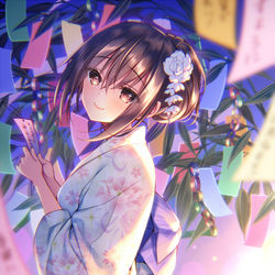 This is a pixiv picture whose title is ねがいごと.