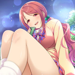 This is a pixiv picture whose title is 【163】「そこのPさん、一緒に遊ばない？」.