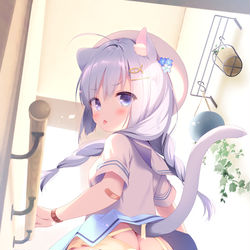 This is a pixiv picture whose title is 「…おにいちゃんのばかっ」.