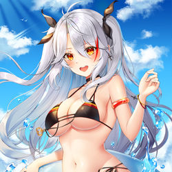 This is a pixiv picture whose title is 水着プリンツ.