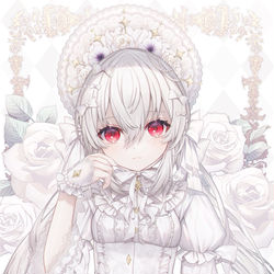 This is a pixiv picture whose title is 純白.