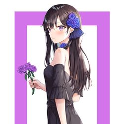 This is a pixiv picture whose title is commission.