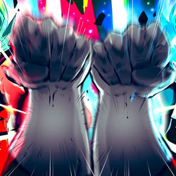 This is a pixiv picture whose title is ジレン目線.