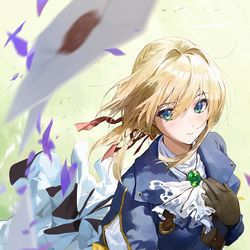 This is a pixiv picture whose title is ヴァイオレット・エヴァーガーデン.