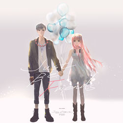 This is a pixiv picture whose title is Just Be Friends 1+1.