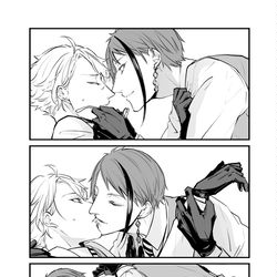 This is a pixiv picture whose title is ジェイアズ中心落書き詰３.