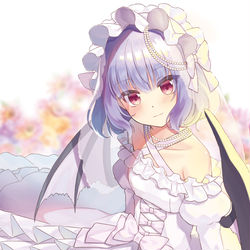 This is a pixiv picture whose title is ロリィタでウェディングなレミリア.
