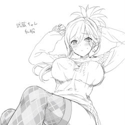 This is a pixiv picture whose title is らくがき　FGO　武蔵ちゃん私服Ver.