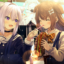 This is a pixiv picture whose title is はい、あ〜ん.