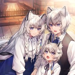 This is a pixiv picture whose title is 幻想.