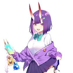 This is a pixiv picture whose title is 制服酒吞ちゃん.