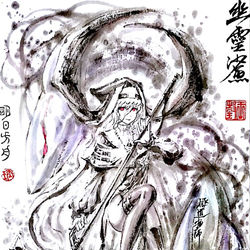 This is a pixiv picture whose title is 【極道畫師】幽靈鯊.