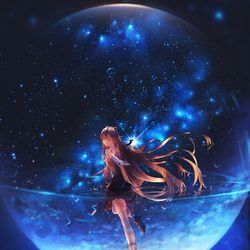 This is a pixiv picture whose title is 水晶.