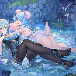 This is a pixiv picture whose title is Blue.
