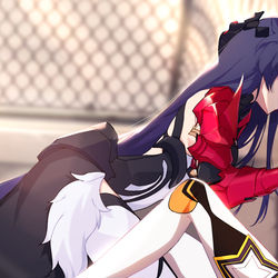 This is a pixiv picture whose title is 罪人挽歌.