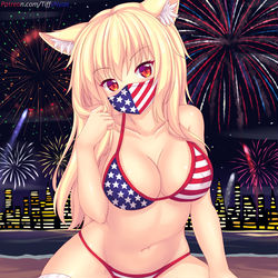 This is a pixiv picture whose title is Happy 4th of July!!!.