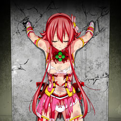 This is a pixiv picture whose title is クローバーローゼ石化ピンチアレンジ.