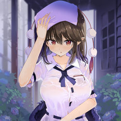 This is a pixiv picture whose title is 濡烏色.
