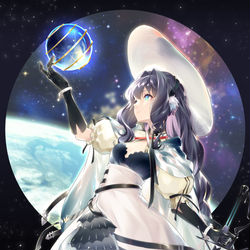 This is a pixiv picture whose title is 星极.