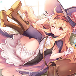 This is a pixiv picture whose title is スタミナ切れで転んでしまうノベタちゃん.