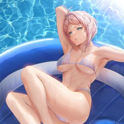 This is a pixiv picture whose title is ビキニの日.