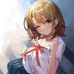 This is a pixiv picture whose title is いろはす.